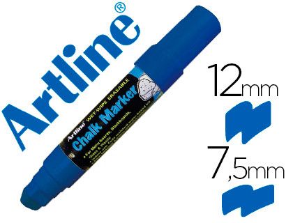 Rotulador Artline Pizarra Verde Negra Epw-12 mm Color Azul