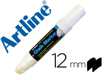 Rotulador Artline Pizarra Verde Negra Epw-12 mm Color Blanco
