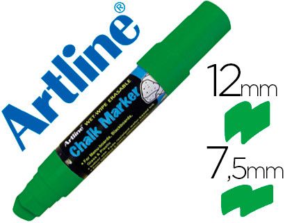 Rotulador Artline Pizarra Verde Negra Epw-12 mm Color Verde