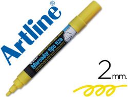 Rotulador Artline Pizarra Verde Negra Epw-4-Am Color Amarillo Bolsa de 4 Rotuladores