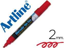Rotulador Artline Pizarra Verde Negra Epw-4-Ro Color Rojo Bolsa de 4 Rotuladores