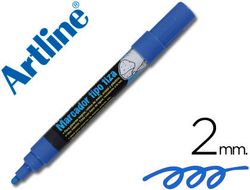 Rotulador Artline Pizarra Verdes-Negras Epw-4-Az Color Azul -Bolsa de 4 Rotuladores