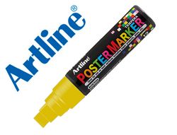 Rotulador artline poster marker epp-12 punta rectangular 12 mm color amarillo