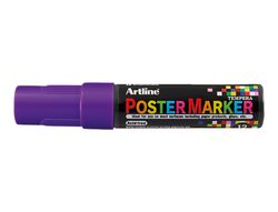 Rotulador artline poster marker epp-12 punta rectangular 12 mm color violeta