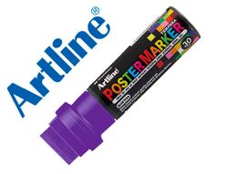 Rotulador artline poster marker epp-30 punta rectangular 30 mm color violeta