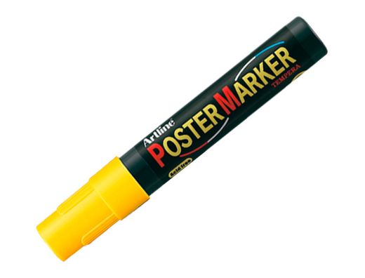 Rotulador artline poster marker epp-4-ama flu punta redonda 2 mm color amarillo fluor EPP-4-AMA-FLU