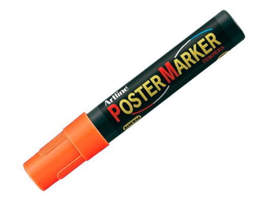 Rotulador artline poster marker epp-4-nar flu punta redonda 2 mm color naranja fluor EPP-4-NAR-FLU
