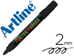 Rotulador Artline Poster Marker Epp-4-Neg Punta Redonda 2 mm Color Negro