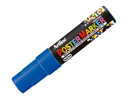 Rotulador artline poster marker epp-6-azu punta redonda 6mm color azul