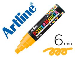 Rotulador artline poster marker epp-6-nar flu punta redonda 6 mm color naranja fluor EPP-6-NAR-FLU