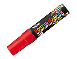 Rotulador artline poster marker epp-6-roj punta redonda 6 mm color rojo EPP-6-ROJ