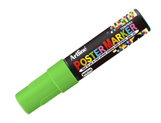 Rotulador artline poster marker epp-6-ver flu punta redonda 6 mm color verde fluor EPP-6-VER-FLU