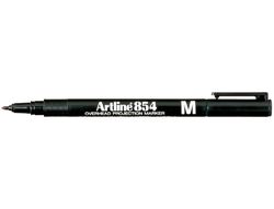 Rotulador Artline Retroproyeccion Punta Fibra Permanente Ek-854 Rojo -Punta Redonda 1 Mm