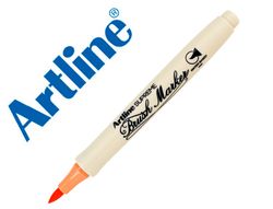 Rotulador artline supreme brush epfs pintura base de agua punta tipo pincel trazo fino albaricoque