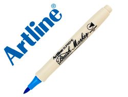 Rotulador artline supreme brush epfs pintura base de agua punta tipo pincel trazo fino azul claro