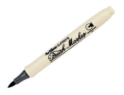 Rotulador artline supreme brush epfs pintura base de agua punta tipo pincel trazo fino gris