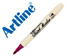 Rotulador artline supreme brush epfs pintura base de agua punta tipo pincel trazo fino magenta