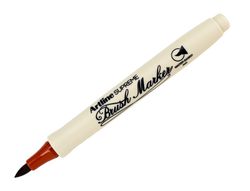 Rotulador artline supreme brush epfs pintura base de agua punta tipo pincel trazo fino marron