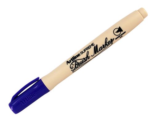 Rotulador artline supreme brush epfs pintura base de agua punta tipo pincel trazo fino purpura