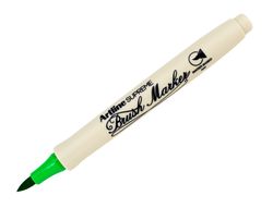 Rotulador artline supreme brush epfs pintura base de agua punta tipo pincel trazo fino verde claro