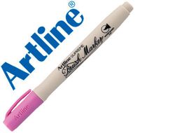 Rotulador artline supreme brush pintura base de agua punta tipo pincel trazo variable rosa
