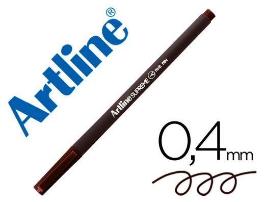 Rotulador artline supreme epfs200 fine liner punta de fibra marron oscuro 0,4 mm