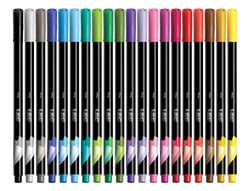 Rotulador bic intensity fine punta de fibra 0,4 mm expositor 192 unidades colores surtidos 160x130x345 mm