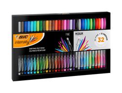 Rotulador bic intesity collection estuche de 32 unidades colores surtidos