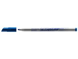 Rotulador bic velleda fino para pizarra azul punta redonda 1 mm