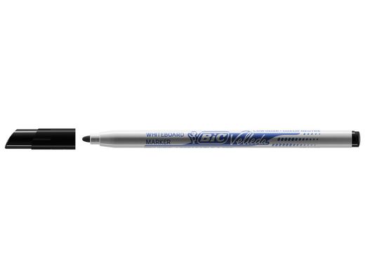 Rotulador bic velleda fino para pizarra negro punta redonda 1 mm