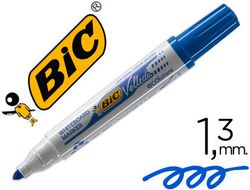 Rotulador Bic Velleda para Pizarra Azul Punta Redonda 1,3 Mm