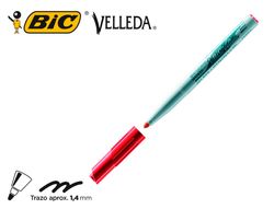 Rotulador Bic Velleda para Pizarra Rojo -Punta Redonda 2 Mm