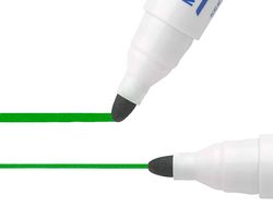 Rotulador Bic Velleda para Pizarra Verde Punta Redonda 1,3 Mm