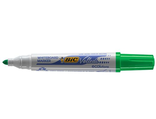 Rotulador Bic Velleda para Pizarra Verde Punta Redonda 1,3 Mm