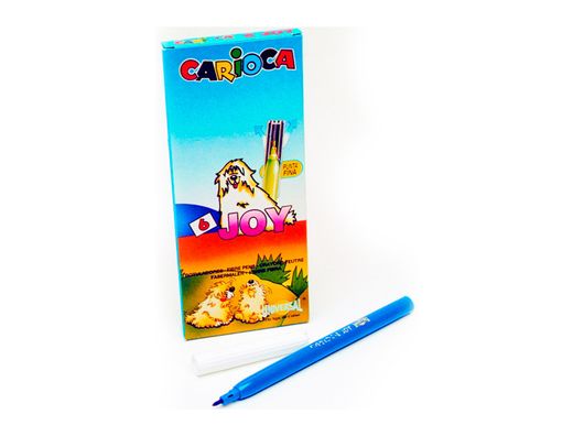 Rotulador Carioca Joy Caja de 6 Colores