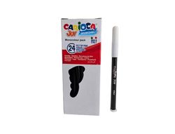 Rotulador carioca joy monocolor negro caja de 24 unidades