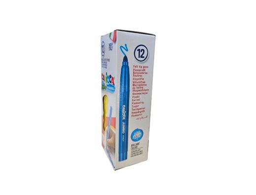 Rotulador carioca jumbo amarillo punta gruesa caja de 12 unidades