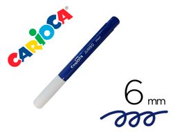 Rotulador carioca jumbo lavable azul punta gruesa 6 mm