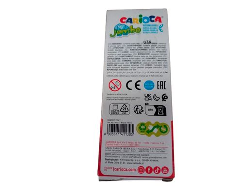 Rotulador carioca jumbo lavable negro punta gruesa 6 mm