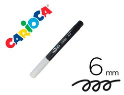 Rotulador carioca jumbo lavable negro punta gruesa 6 mm