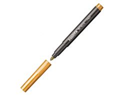 Rotulador carioca metallic punta maxi 6 mm caja de 6 colores surtidos