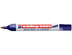 Rotulador edding marcador de seguridad visible bajo la luz ultravioleta punta redonda 1,5 mm