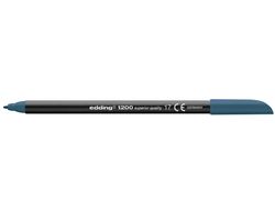 Rotulador Edding Punta Fibra 1200 Azul Acero N.17 -Punta Redonda 0.5 Mm