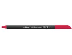 Rotulador Edding Punta Fibra 1200 Carmin N. 19 -Punta Redonda 0.5 Mm