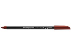 Rotulador Edding Punta Fibra 1200 Marron Oscuro N. 18 -Punta Redonda 0.5 Mm