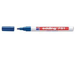 Rotulador Edding Punta Fibra 751 Azul Punta Redonda 1-2 Mm