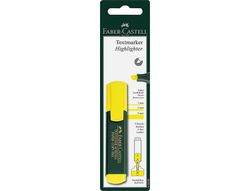 Rotulador faber castell fluorescente textliner 48-07 amarillo blister de 1 unidad