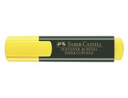Rotulador faber castell fluorescente textliner 48-07 amarillo blister de 1 unidad