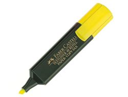 Rotulador faber castell fluorescente textliner 48-07 amarillo blister de 1 unidad