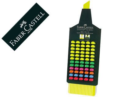 Rotulador faber fluorescente 48 -expositor 60 unidades colores surtidos